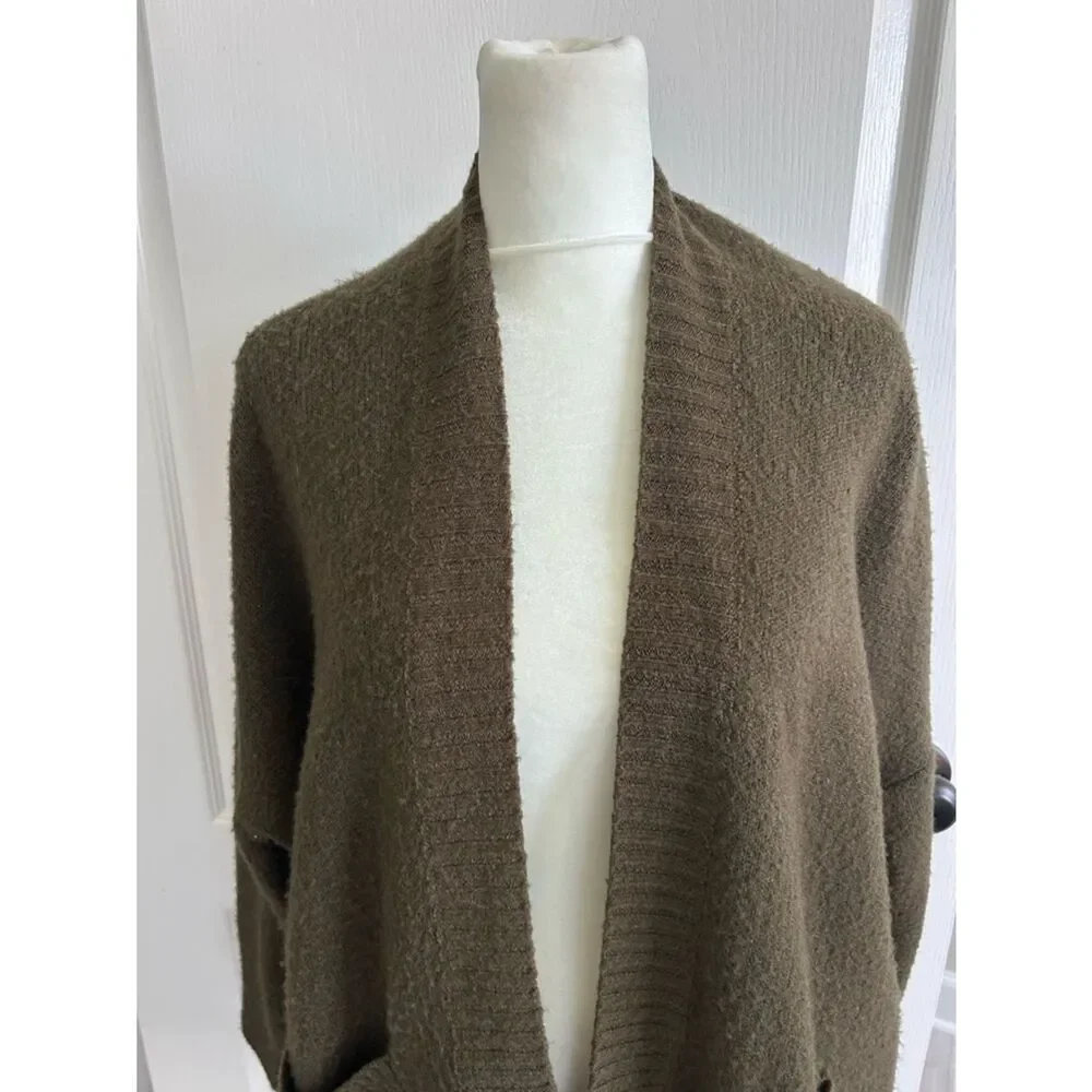 debut by Anthropologie Earth tone Open-Front Cardigan Sweater
